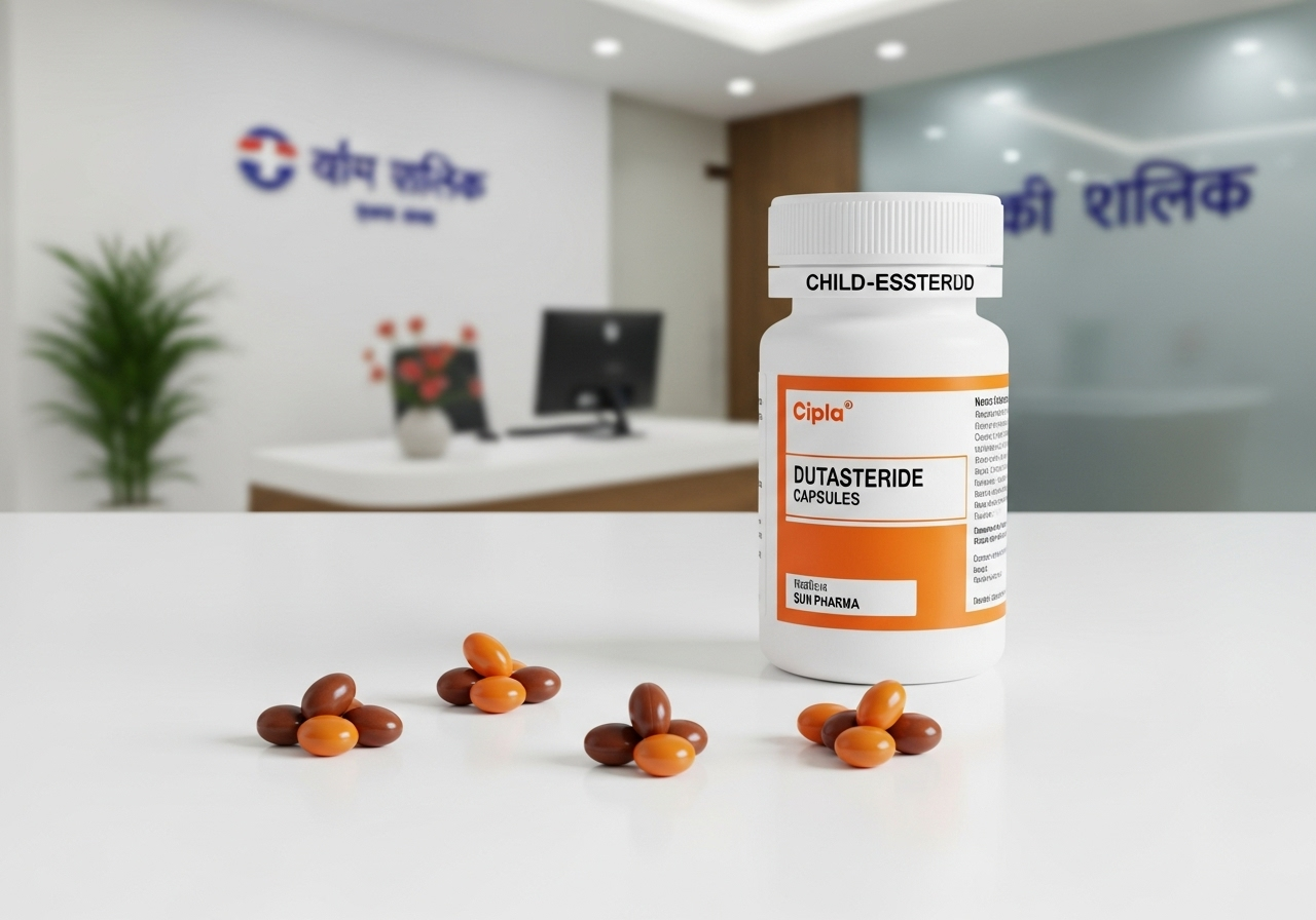 Dutasteride capsules and prescription for advanced hair loss treatment in Indian men